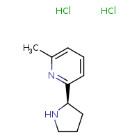 2-methyl-6-[(2R)-pyrrolidin-2-yl]pyridine dihydrochloride