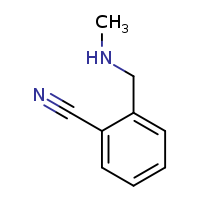 2-[(methylamino)methyl]benzonitrile