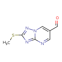 2-(methylsulfanyl)-[1,2,4]triazolo[1,5-a]pyrimidine-6-carbaldehyde