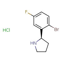 (2R)-2-(2-bromo-5-fluorophenyl)pyrrolidine hydrochloride