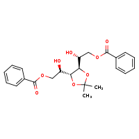 (2R)-2-[(4R,5R)-5-[(1R)-2-(benzoyloxy)-1-hydroxyethyl]-2,2-dimethyl-1,3-dioxolan-4-yl]-2-hydroxyethyl benzoate