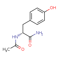 (2R)-2-acetamido-3-(4-hydroxyphenyl)propanamide