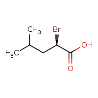 (2R)-2-bromo-4-methylpentanoic acid