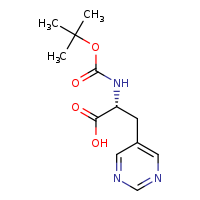 (2R)-2-[(tert-butoxycarbonyl)amino]-3-(pyrimidin-5-yl)propanoic acid