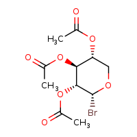 (2R,3R,4S,5R)-4,5-bis(acetyloxy)-2-bromooxan-3-yl acetate