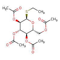 [(2R,3R,4S,5R,6R)-3,4,5-tris(acetyloxy)-6-(ethylsulfanyl)oxan-2-yl]methyl acetate