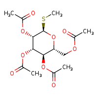 [(2R,3R,4S,5S,6R)-3,4,5-tris(acetyloxy)-6-(methylsulfanyl)oxan-2-yl]methyl acetate