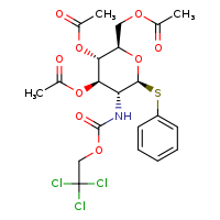 [(2R,3S,4R,5R,6S)-3,4-bis(acetyloxy)-6-(phenylsulfanyl)-5-{[(2,2,2-trichloroethoxy)carbonyl]amino}oxan-2-yl]methyl acetate