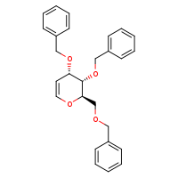 (2R,3S,4S)-3,4-bis(benzyloxy)-2-[(benzyloxy)methyl]-3,4-dihydro-2H-pyran