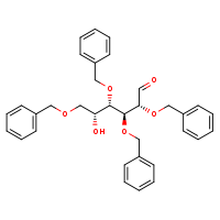 (2R,3S,4S,5R)-2,3,4,6-tetrakis(benzyloxy)-5-hydroxyhexanal