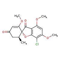 (2R,6'S)-7-chloro-2',4,6-trimethoxy-6'-methylspiro[1-benzofuran-2,1'-cyclohexan]-2'-ene-3,4'-dione