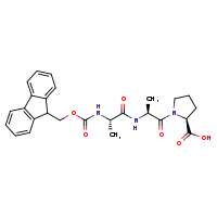 (2S)-1-[(2S)-2-[(2S)-2-{[(9H-fluoren-9-ylmethoxy)carbonyl]amino}propanamido]propanoyl]pyrrolidine-2-carboxylic acid