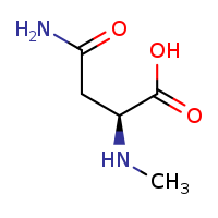 (2S)-3-carbamoyl-2-(methylamino)propanoic acid