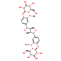 (2S,3R,4S,5S,6R)-2-{4-[(1S,3aR,4S,6aR)-4-(3-methoxy-4-{[(2S,3R,4S,5S,6R)-3,4,5-trihydroxy-6-(hydroxymethyl)oxan-2-yl]oxy}phenyl)-hexahydrofuro[3,4-c]furan-1-yl]-2-methoxyphenoxy}-6-(hydroxymethyl)oxane-3,4,5-triol