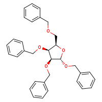 (2S,3S,4S,5R)-2,3,4-tris(benzyloxy)-5-[(benzyloxy)methyl]oxolane
