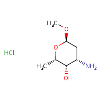 (2S,3S,4S,6R)-4-amino-6-methoxy-2-methyloxan-3-ol hydrochloride