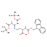 (2S)-4-({bis[(tert-butoxycarbonyl)amino]methylidene}amino)-2-{[(9H-fluoren-9-ylmethoxy)carbonyl]amino}butanoic acid