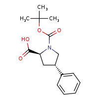 (2S,4S)-1-(tert-butoxycarbonyl)-4-phenylpyrrolidine-2-carboxylic acid