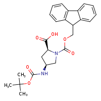 (2S,4S)-4-[(tert-butoxycarbonyl)amino]-1-[(9H-fluoren-9-ylmethoxy)carbonyl]pyrrolidine-2-carboxylic acid