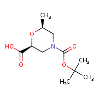 (2S,6S)-4-(tert-butoxycarbonyl)-6-methylmorpholine-2-carboxylic acid
