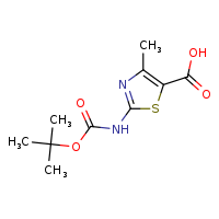 2-[(tert-butoxycarbonyl)amino]-4-methyl-1,3-thiazole-5-carboxylic acid