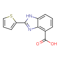 2-(thiophen-2-yl)-1H-1,3-benzodiazole-4-carboxylic acid