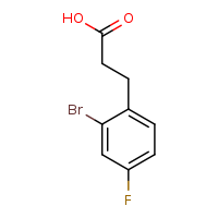 3-(2-bromo-4-fluorophenyl)propanoic acid