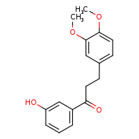 3-(3,4-dimethoxyphenyl)-1-(3-hydroxyphenyl)propan-1-one