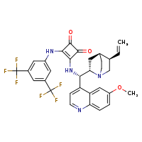 3-{[3,5-bis(trifluoromethyl)phenyl]amino}-4-{[(S)-[(2S,4S,5R)-5-ethenyl-1-azabicyclo[2.2.2]octan-2-yl](6-methoxyquinolin-4-yl)methyl]amino}cyclobut-3-ene-1,2-dione