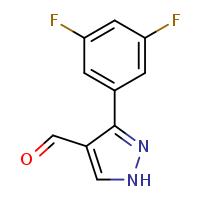 3-(3,5-difluorophenyl)-1H-pyrazole-4-carbaldehyde