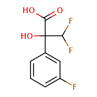 3,3-difluoro-2-(3-fluorophenyl)-2-hydroxypropanoic acid