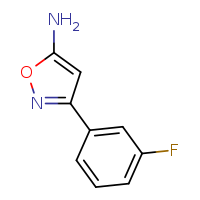 3-(3-fluorophenyl)-1,2-oxazol-5-amine