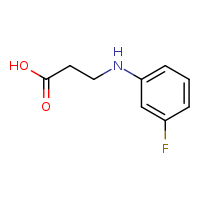 3-[(3-fluorophenyl)amino]propanoic acid