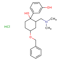3-[4-(benzyloxy)-2-[(dimethylamino)methyl]-1-hydroxycyclohexyl]phenol hydrochloride