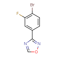 3-(4-bromo-3-fluorophenyl)-1,2,4-oxadiazole