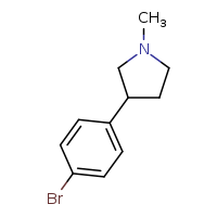 3-(4-bromophenyl)-1-methylpyrrolidine