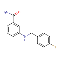 3-{[(4-fluorophenyl)methyl]amino}benzamide
