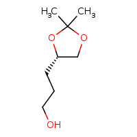 3-[(4S)-2,2-dimethyl-1,3-dioxolan-4-yl]propan-1-ol