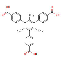 3',5'-bis(4-carboxyphenyl)-2',4',6'-trimethyl-[1,1'-biphenyl]-4-carboxylic acid
