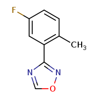 3-(5-fluoro-2-methylphenyl)-1,2,4-oxadiazole