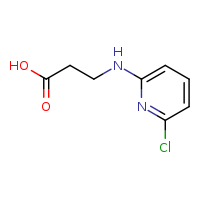 3-[(6-chloropyridin-2-yl)amino]propanoic acid