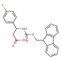 3-{[(9H-fluoren-9-ylmethoxy)carbonyl]amino}-3-(4-fluorophenyl)propanoic acid