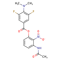 3-acetamido-2-nitrophenyl 4-(dimethylamino)-3,5-difluorobenzoate