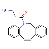 3-amino-1-{2-azatricyclo[10.4.0.0?,?]hexadeca-1(12),4,6,8,13,15-hexaen-10-yn-2-yl}propan-1-one
