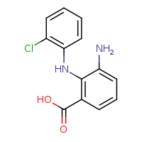 3-amino-2-[(2-chlorophenyl)amino]benzoic acid