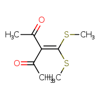 3-[bis(methylsulfanyl)methylidene]pentane-2,4-dione
