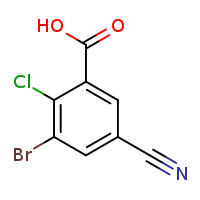 3-bromo-2-chloro-5-cyanobenzoic acid