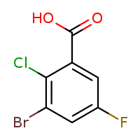 3-bromo-2-chloro-5-fluorobenzoic acid