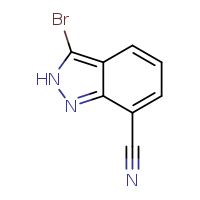 3-bromo-2H-indazole-7-carbonitrile