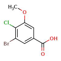 3-bromo-4-chloro-5-methoxybenzoic acid